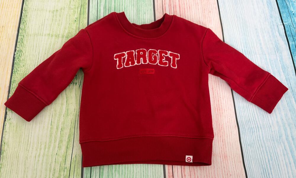 Target Wondershop 12M Red Pullover Sweatshirt Infant Toddler